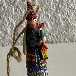 2004 JIM SHORE SNOWMAN Christmas Ornament Heartwood Creek Winter Roost